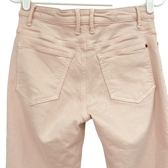 SPANX Women's The Slim-X  Stretch Mid Rise Pale Pink Cropped Jeans W28" x L26.5" - Picture 4 of 12